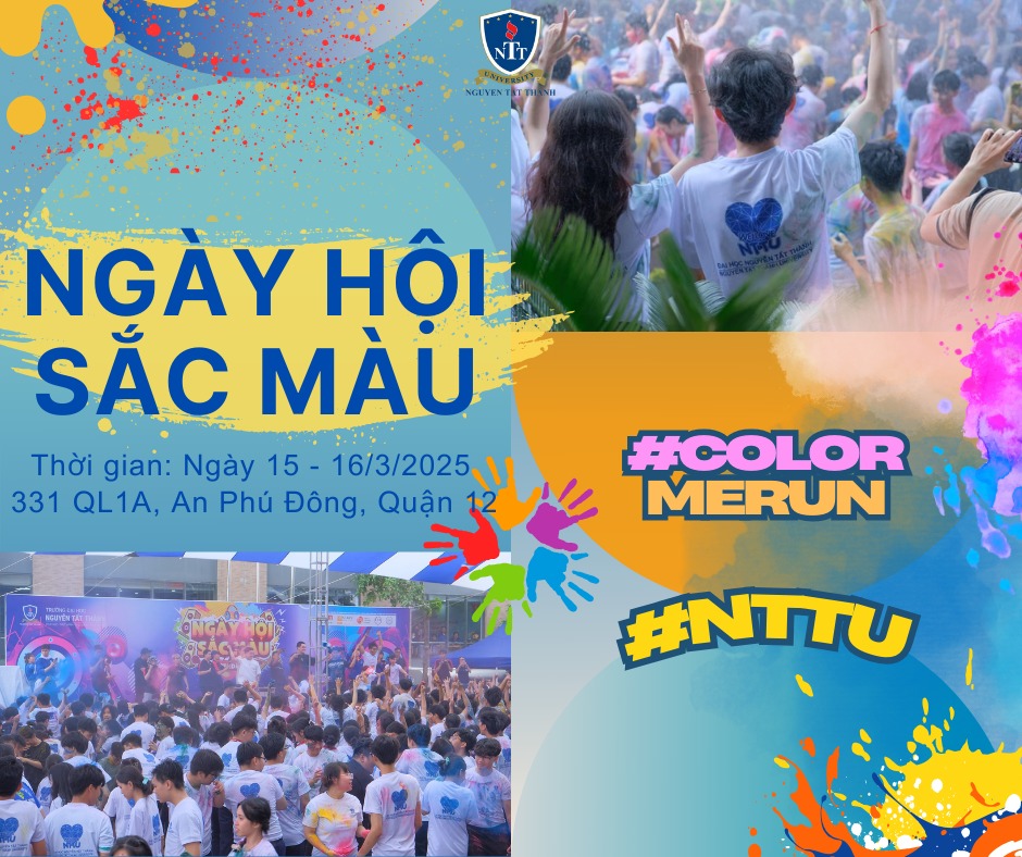 TUYỂN TÌNH NGUYỆN VIÊN COLOR ME RUN – NGÀY HỘI SẮC MÀU NTTU