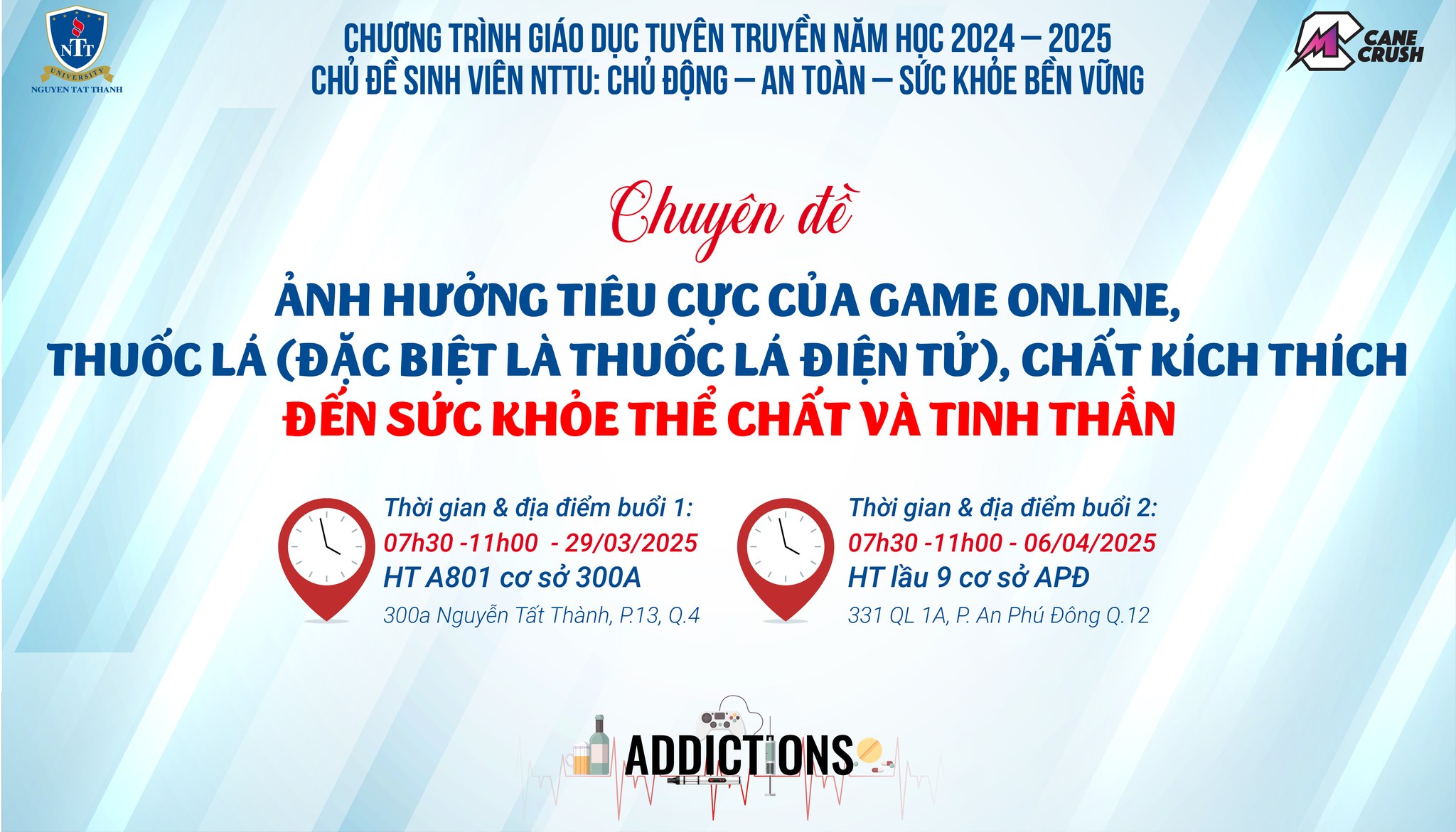 Chuyên đề: Ảnh hưởng tiêu cực của game online và thuốc lá, chất kích thích đến sử khoẻ thể chất và tinh thần