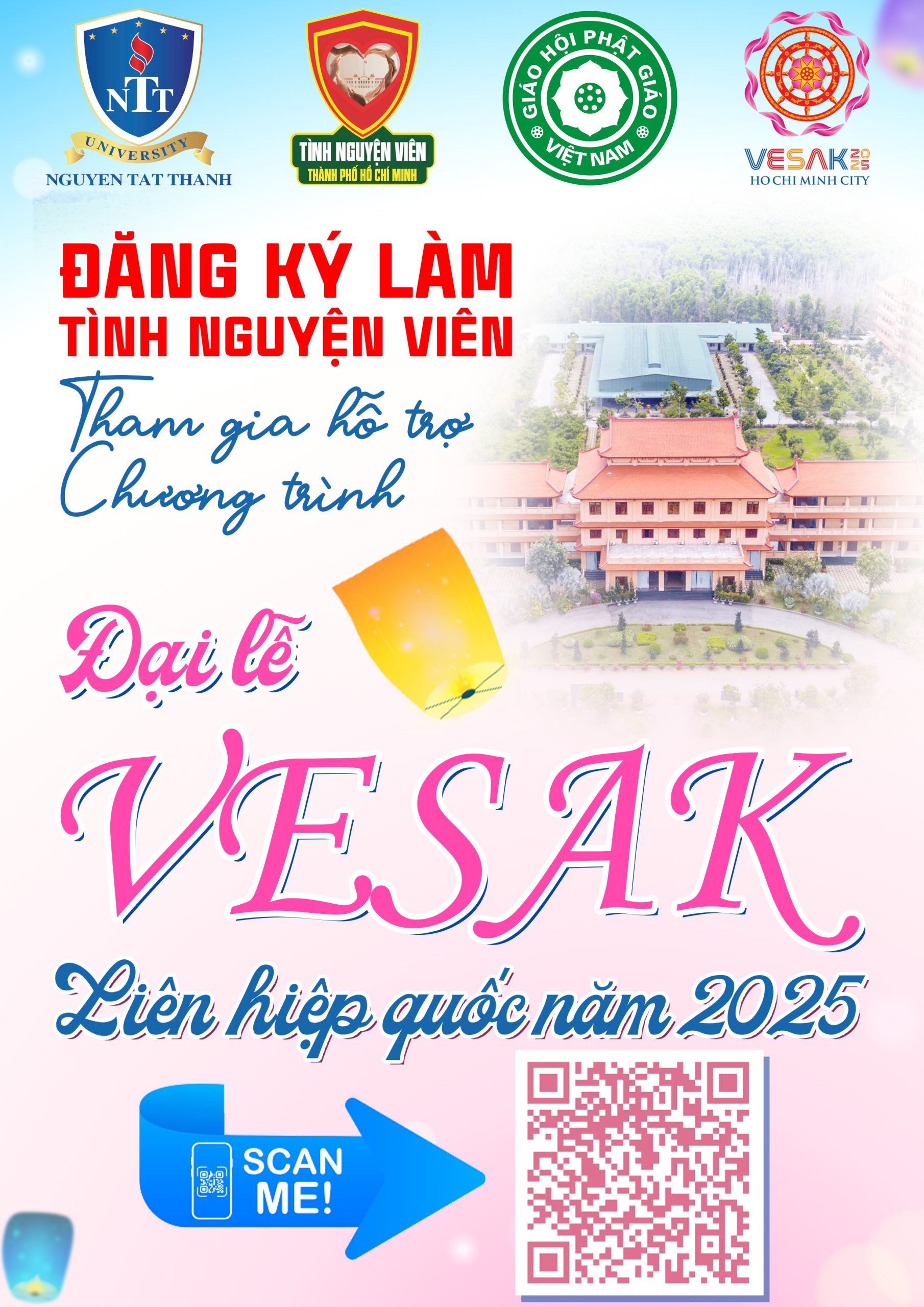 Tuyển tình nguyện viên phục vụ đại lễ Vesak Liên hiệp Quốc 2025