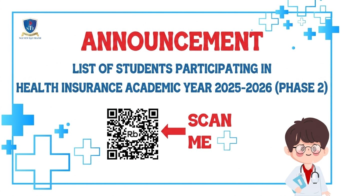 [Announcement] List of Students Participating in Health Insurance for the Academic Year 2025 – 2026 (Phase 2)