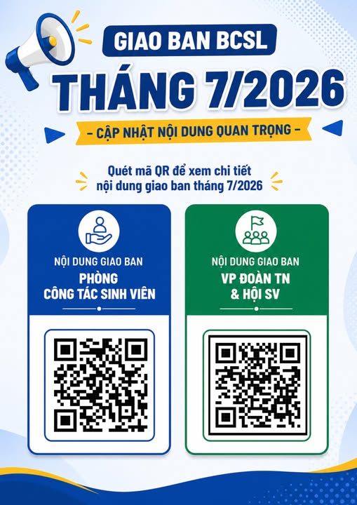 Giao ban bcsl tháng 7/2026 – cập nhật nội dung quan trọng
