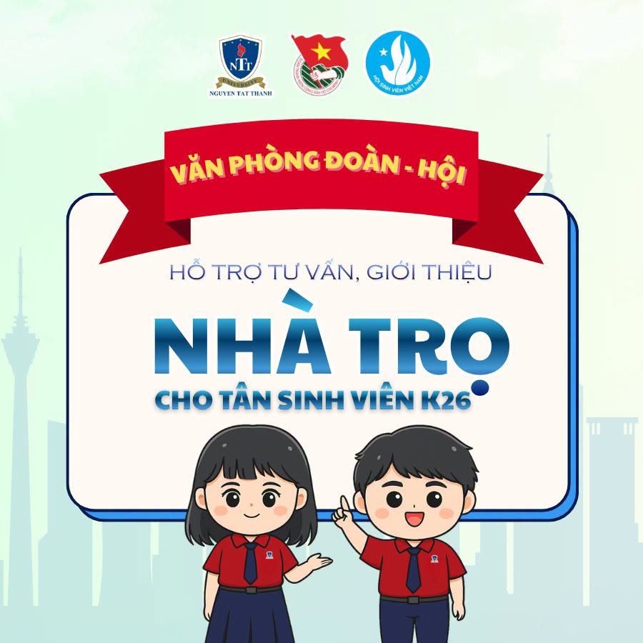 Hỗ trợ tư vấn, giới thiệu ký túc xá và nhà trọ dành cho tân sinh viên K26